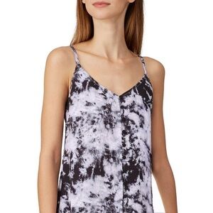 Revolve Black Tie Dye Tank Top Size XS Sanctuary Button Front Tank Camisole Top